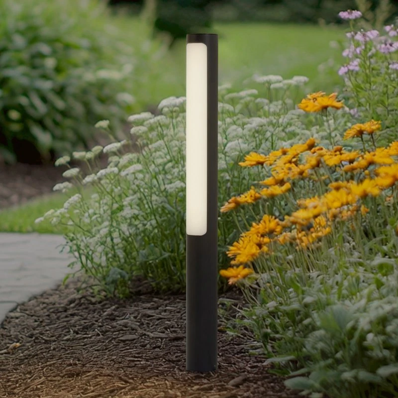 Lucande Tuberia LED Tuinpadverlichting - Antraciet - 80 cm