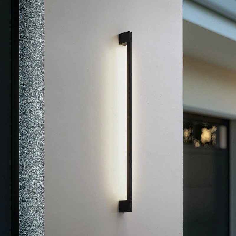 Lindby Neano LED Wandlamp Buiten - Zwart - 120 cm