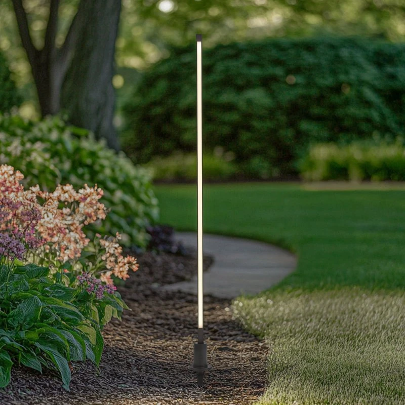Lindby Neano LED Tuinpadverlichting - 120 cm - Zwart - IP65