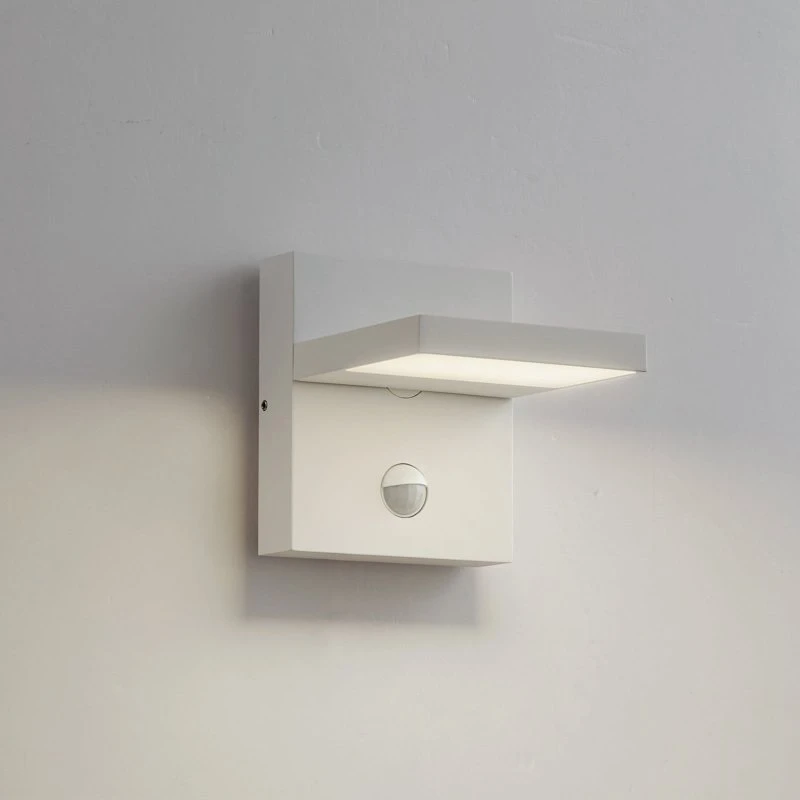 Lucande Silvan LED Buitenwandlamp met Bewegingssensor - Wit