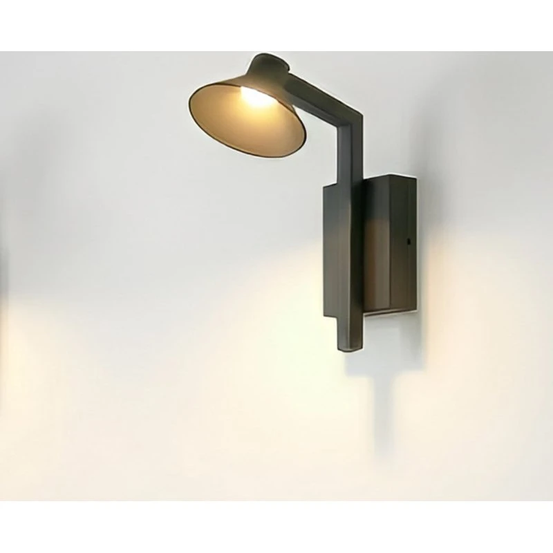 Lucande Steve LED wandlamp zwart 24 cm met USB-C