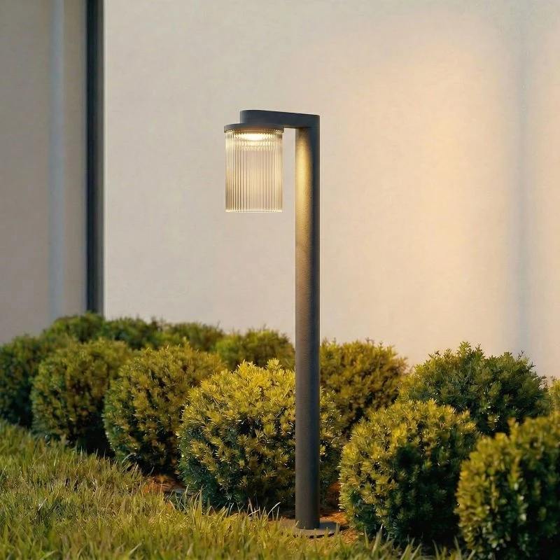 Lucande Beelia LED Tuinpadverlichting, Antraciet, 90 cm