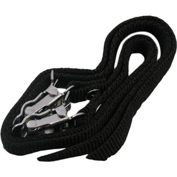 Edge Nylon Toeclipsriempjes Zwart