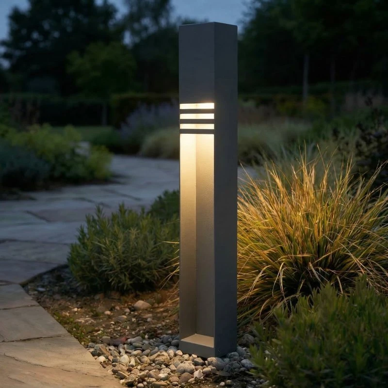 Lucande Oxido LED Tuinpadverlichting - Antraciet - 80 cm