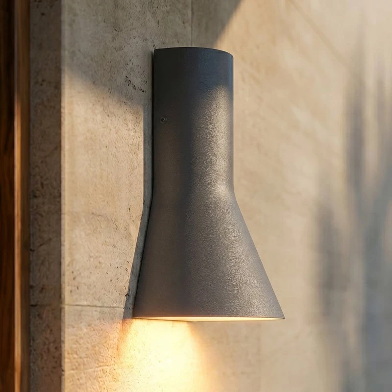 Lucande Zephy LED Buitenwandlamp Up/Down, Zwart, IP54