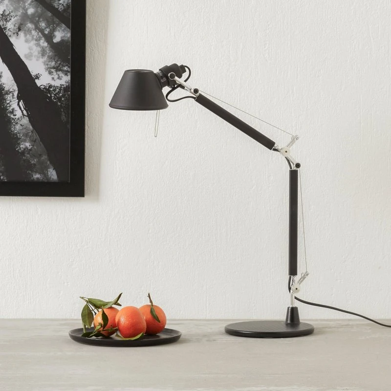 Artemide Tolomeo Micro Bureaulamp - Zwart - Aluminium