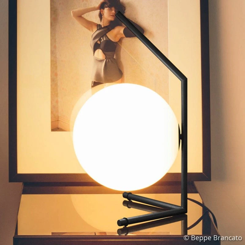 Flos IC T1 Low Tafellamp - Matzwart