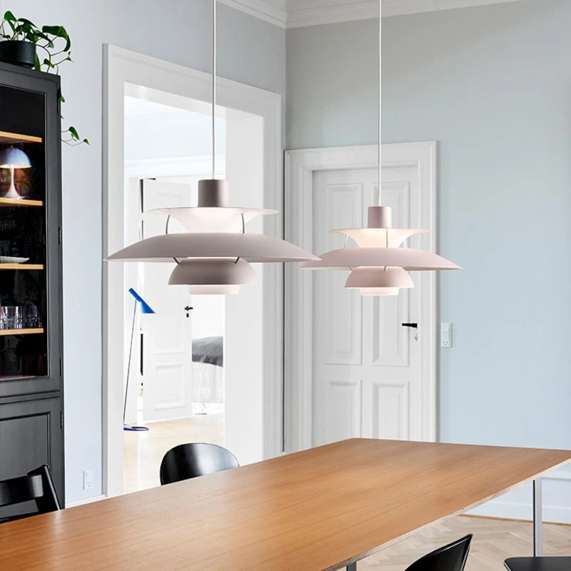 Louis Poulsen PH 5 500 Hanglamp - Oestergrijs - Aluminium