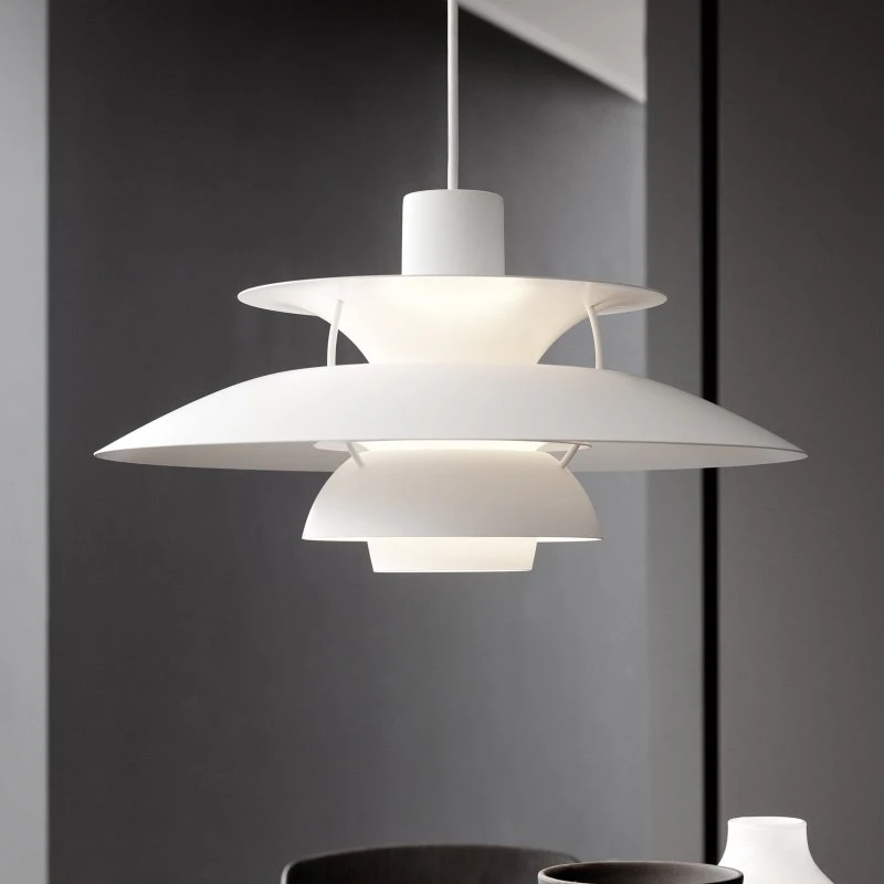 Louis Poulsen PH 5 500 Hanglamp - Wit/Opaal - Design