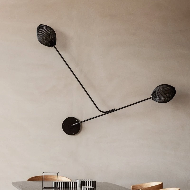 GUBI Satellite Wandlamp Soft Black