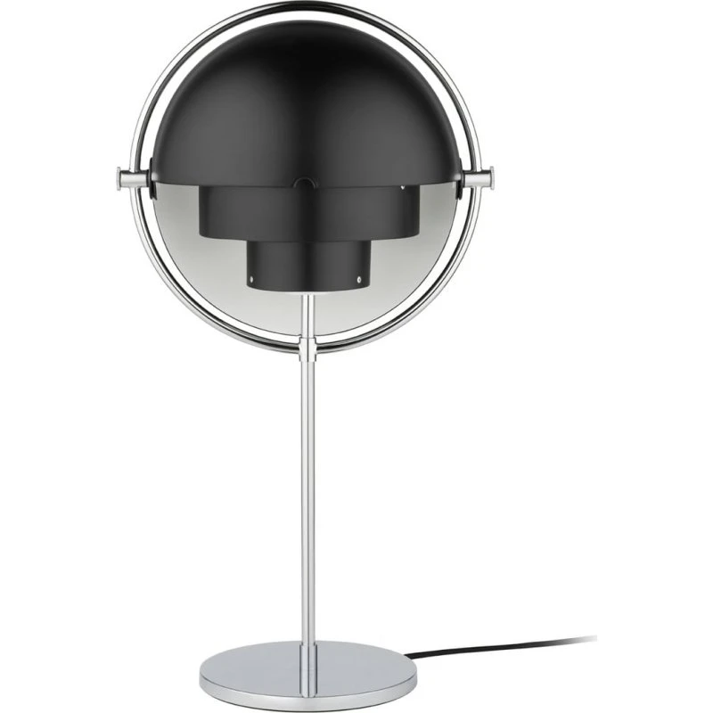 Gubi Multi-Lite Tafellamp - Chroom/Zwart - 50 cm