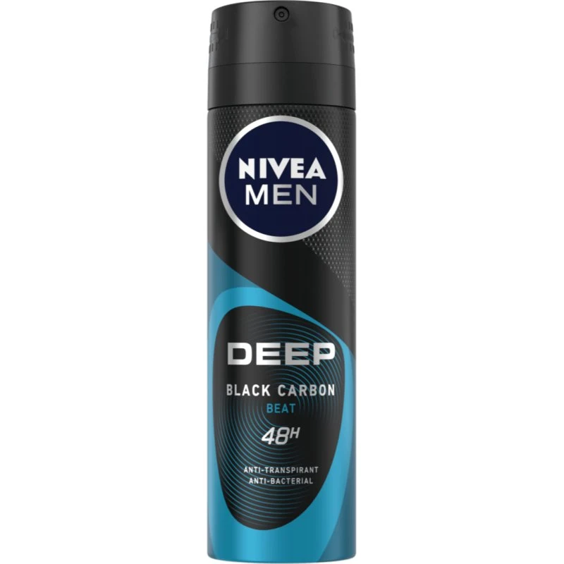 Nivea Men Deep Black Carbon Beat Anti-Transpirant Spray 150ml