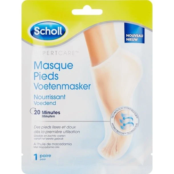 Scholl Voetmasker Expert Care Intensieve Macadamia, 1 paar