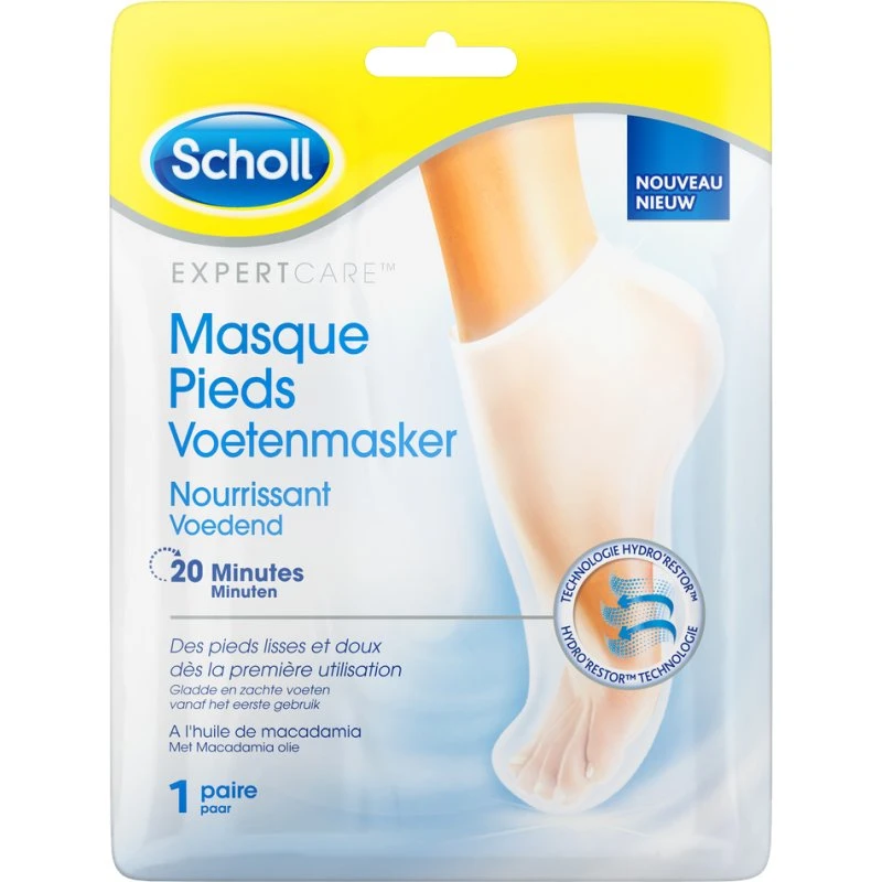 Scholl Expert Care Voedend Voetenmasker met Macadamia-olie