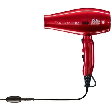 Solis Fast Dry 360 Ionic 381 Rood Föhn