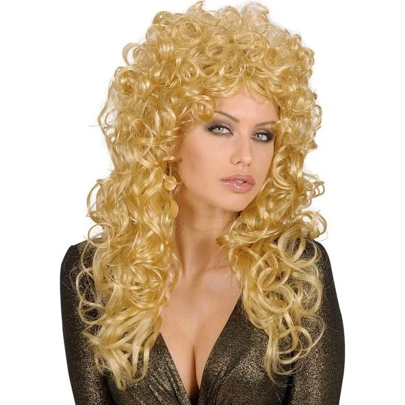 Beauty Blond Krulpruik – Volle Krullen, Comfortabel Passend