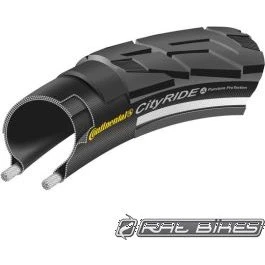 Continental Ride City Puncture Protection 28x1,25" / 32-622 zwart met reflectie