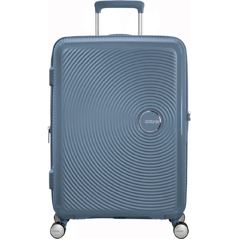 American Tourister Soundbox 67 cm Trolley, Grijsblauw, Expandable