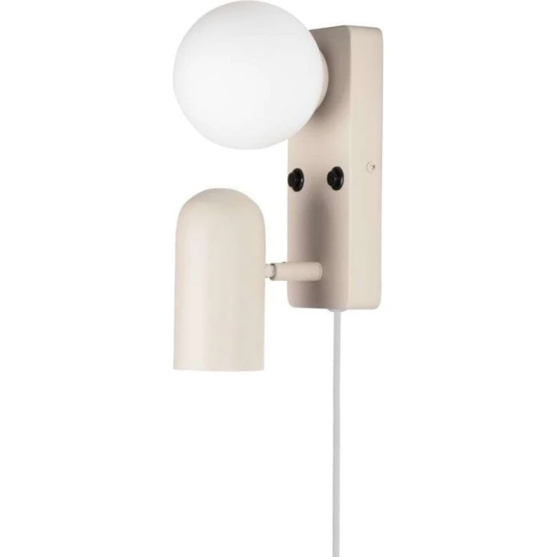 Globen Lighting Doppio wandlamp beige, 2-lamps, 24 cm