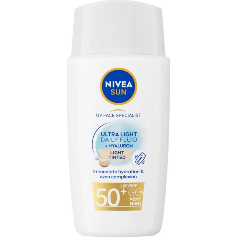 Nivea Sun Face Daily Fluid SPF50 Tint Light 40ml