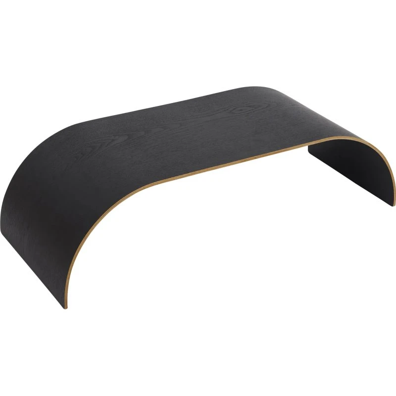 AYTM Curva dienblad zwart, hout, 62 x 25 x 16 cm