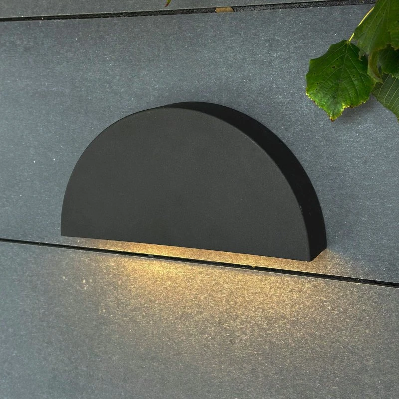 Dyberg Larsen Scott Buitenwandlamp - Zwart - Metaal