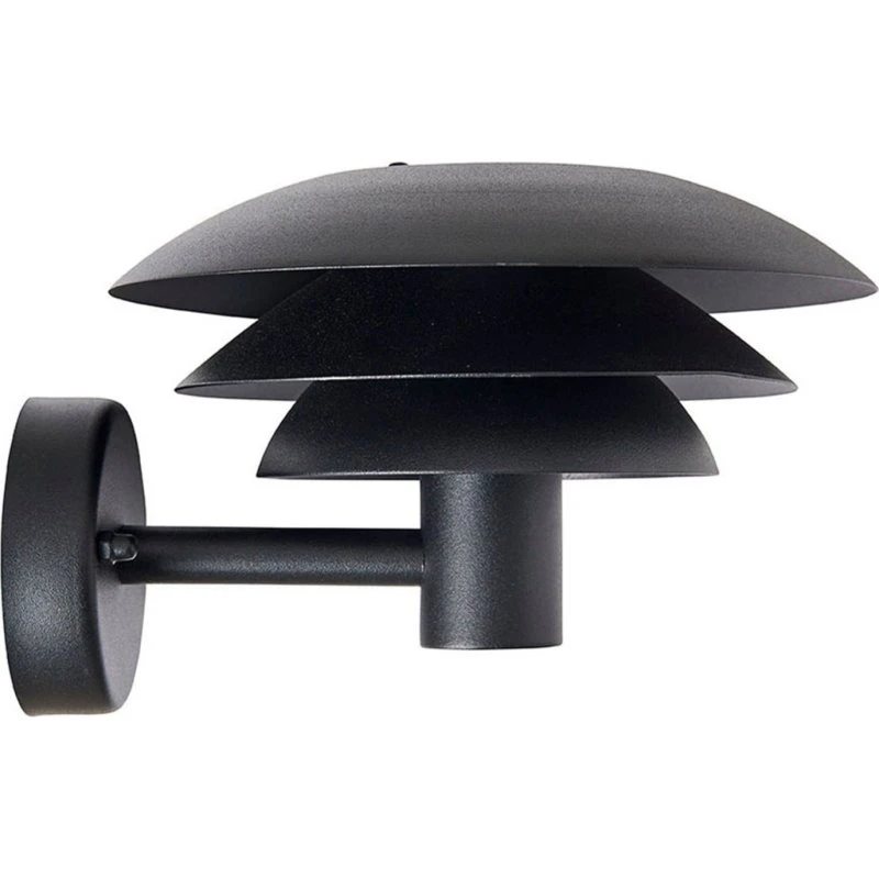 Dyberg Larsen DL20 Buitenwandlamp - Mat Zwart - Ø 20 cm
