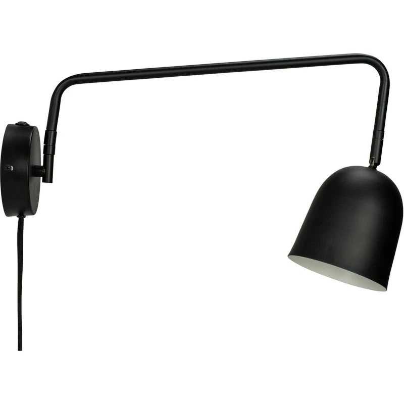 Dyberg Larsen Manchester Wandlamp - Zwart - Verstelbaar