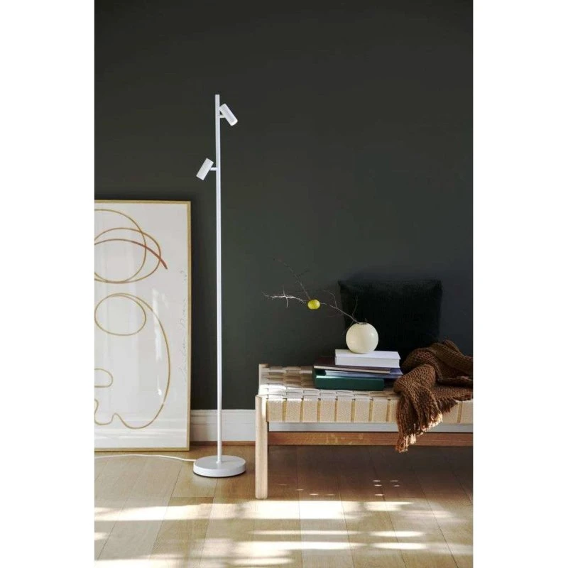 Nordlux Vloerlamp Omari Wit - LED - Dimbaar