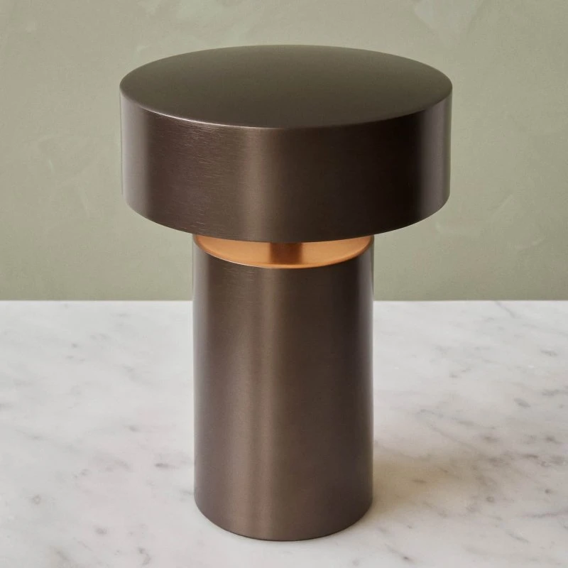 Audo Copenhagen Column Tafellamp - Brons - Oplaadbaar & IP44