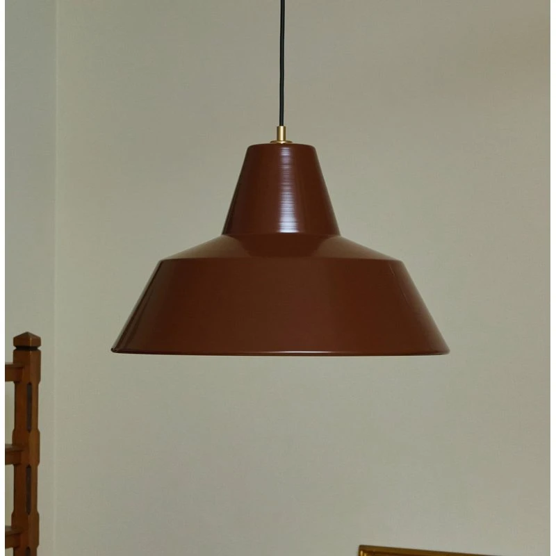 Made By Hand Workshop W4 hanglamp - Chocolatbruin - Aluminium