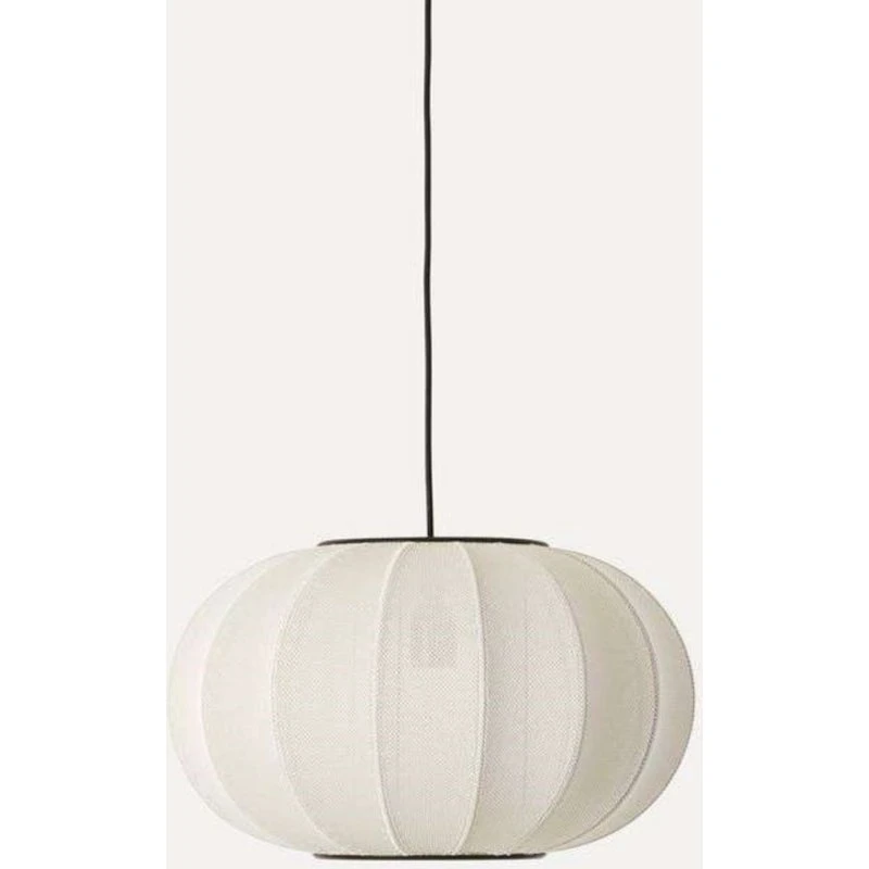 Made By Hand Knit-Wit 45 Oval Hanglamp - Pearl White