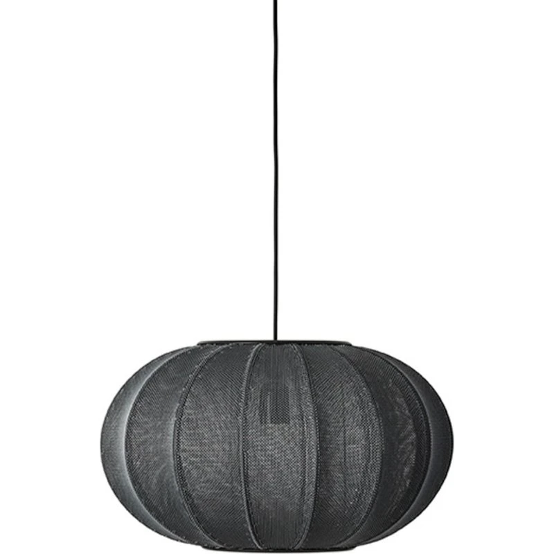 Made By Hand Knit-Wit 45 Oval Hanglamp Zwart