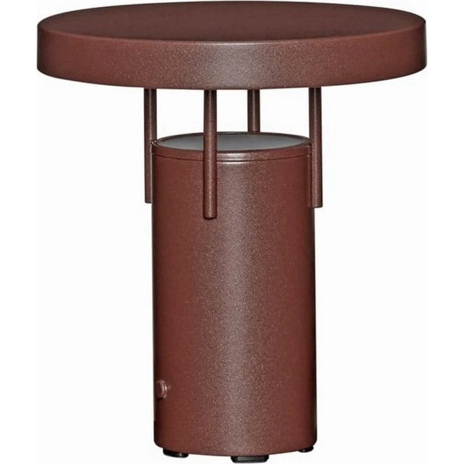 HÜBSCH BringMe Mini LED tafellamp, Bordeauxrood, 20 cm