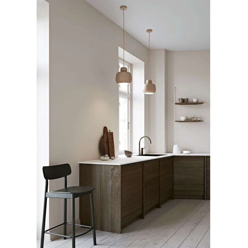 Woud Stone hanglamp Large - Wit - Ø 24 cm