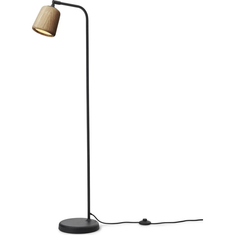 New Works Material Vloerlamp Eikenhout - 125 cm