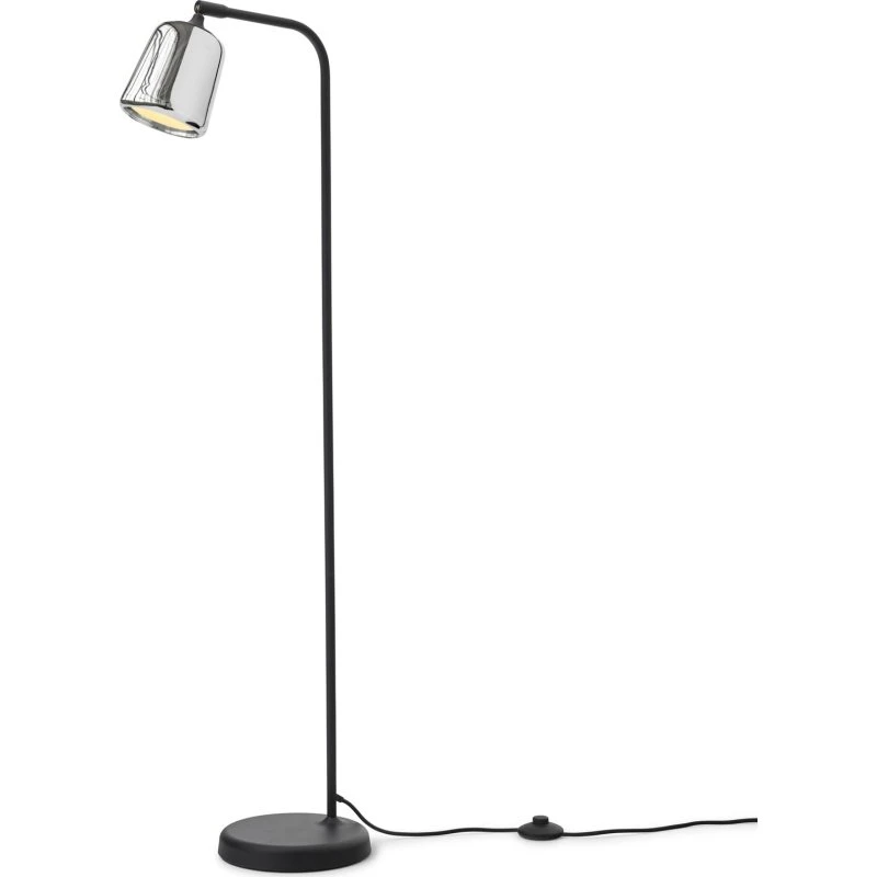 New Works Material Vloerlamp - Roestvrij staal - 125 cm