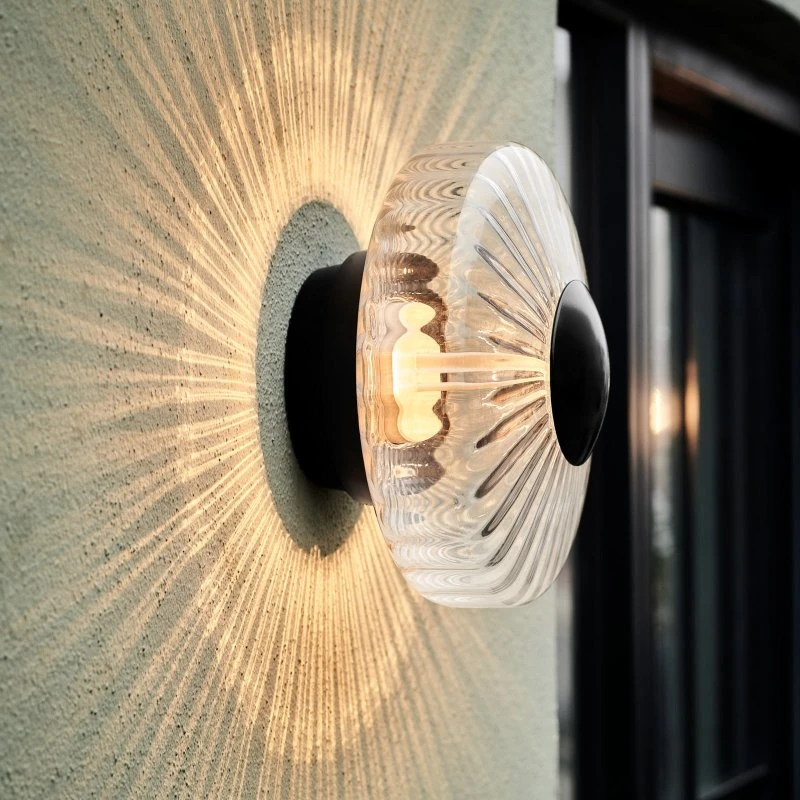DESIGN BY US LED buiten wandlamp New Wave Optic, 26 cm, IP65