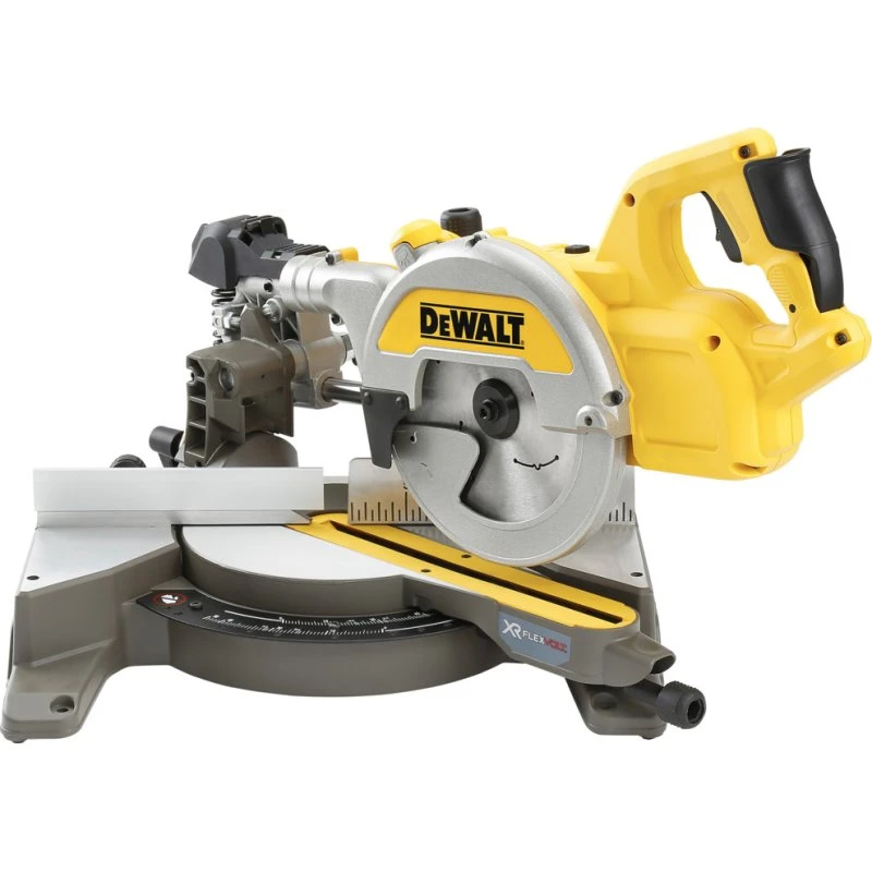 DeWALT DCS777N 54V XR FlexVolt Accu Afkort- en Verstekzaag Machine 216mm
