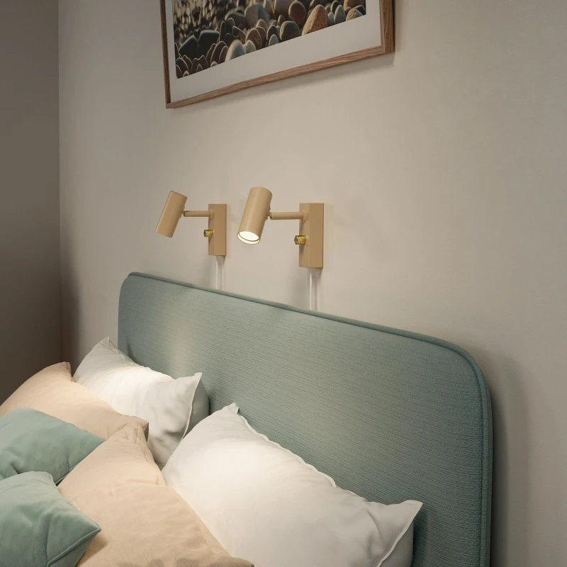 Belid Cato Wandlamp Nougat/Messing