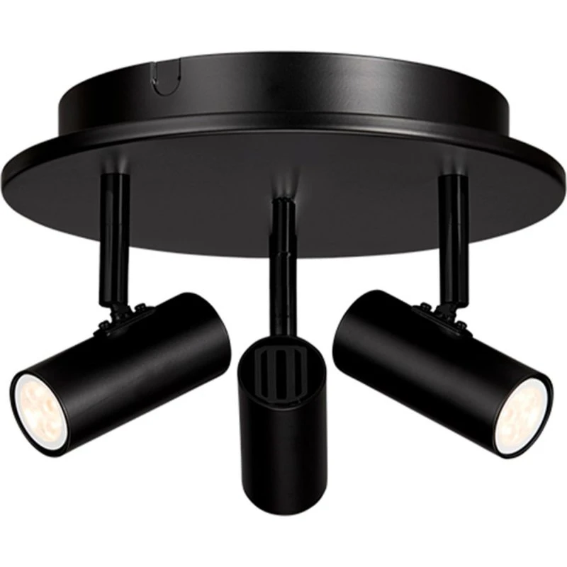 Belid Cato Triospot Plafondlamp Mat Zwart