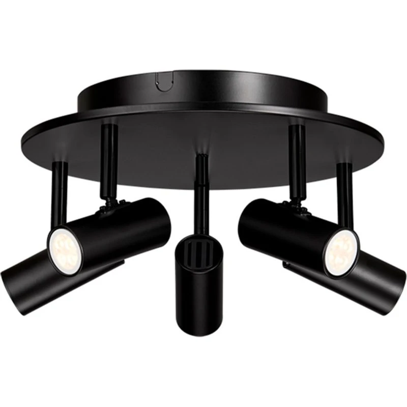 Belid Cato 5-spot Plafondlamp - Mat Zwart