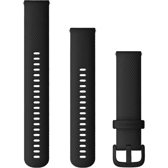 Garmin Quick Release 20 mm Silicone Band - Zwart
