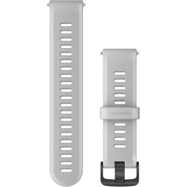 Garmin Siliconen Horlogeband 22 mm - Quick Release - Zilver