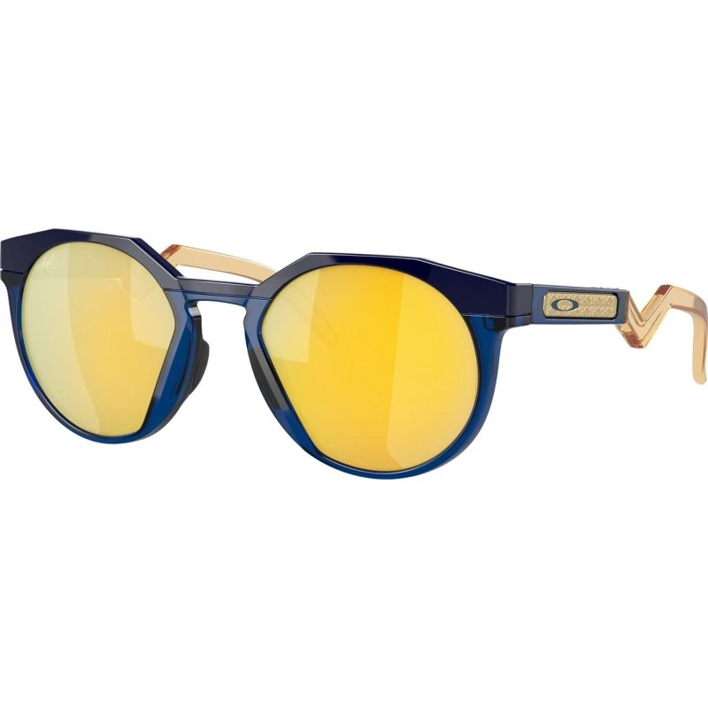 Oakley HSTN Navy/Trans Blue Prizm 24K Polarized