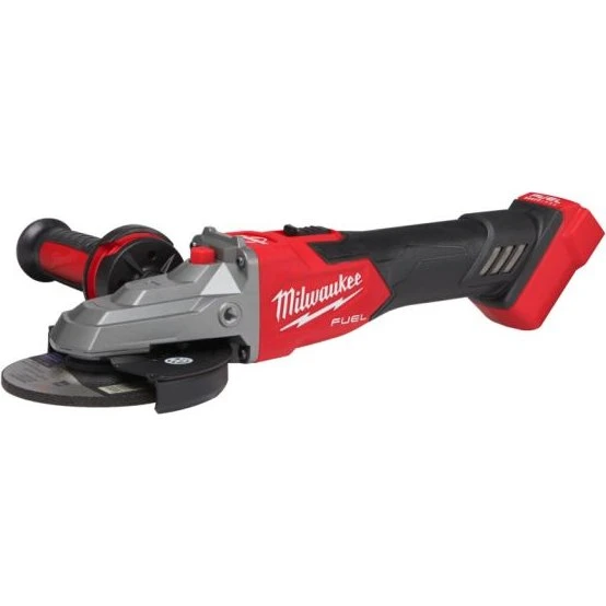 Milwaukee 18V haakse slijper 125mm FUEL platte kop rem