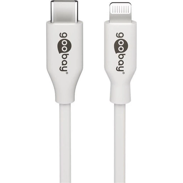 Belkin Lightning-naar-USB-C™-kabel, wit, 0,5 m