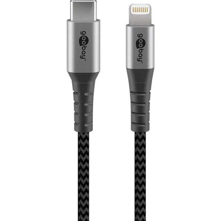 Anker Lightning USB-C™ kabel 0,5 m zwart/grijs