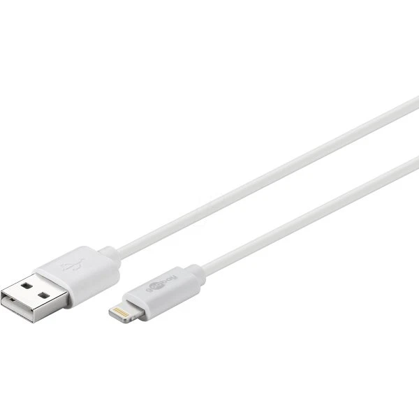 Goobay Lightning USB-kabel wit 1 m MFi-certificeerd