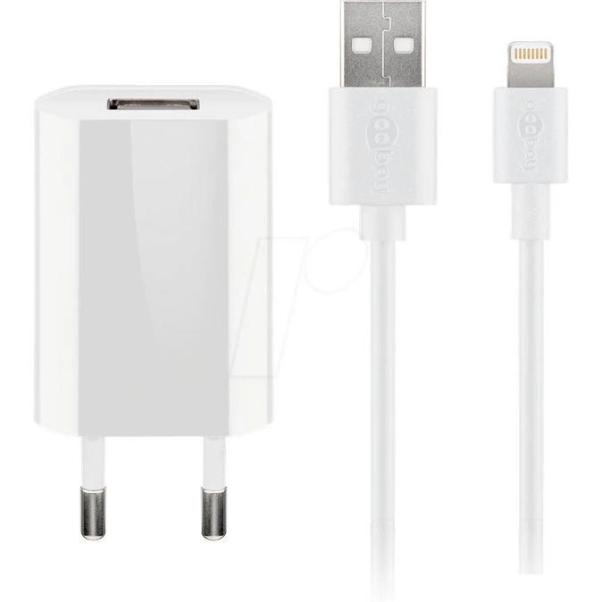 Goobay Apple Lightning oplaadset 5 W, wit